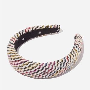Lele Sadoughi Sweater Alice Headband Black Sand